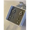 Image 2 : PAIR STERLING SILVER W/ TASSELS EARRINGS MARKED 925