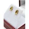 Image 3 : 10KT YELLOW GOLD NATURAL CITRINE (0.65CT) EARRINGS, W/A $700.00. CITRINE IS THE BIRTHSTONE FOR NOVEM