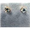 Image 1 : 14KT YELLOW GOLD NATURAL ZIRCON (0.70CT) EARRINGS, W/A $900.00.