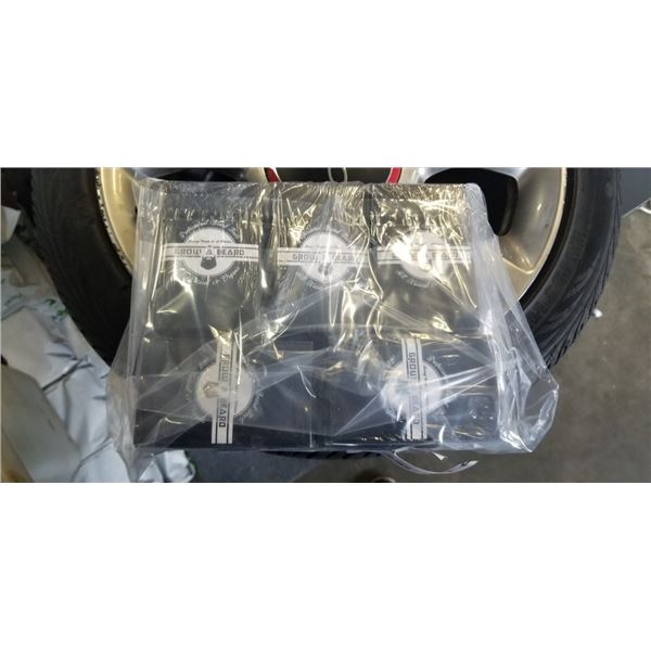 LOT OF 10 GROW A BEARD KITS WITH BEARD BRUSH