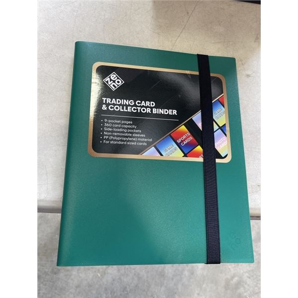 10 NEW 360 CARD CAPACITY TRADING CARD  BINDERS