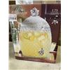 Image 2 : MONACCO 1.75 GALLON PINEAPPLE SHAPED COLD BEVERAGE GLASS DISPENSER  AND 3 CANDLES AND 2 KITCHEN SCAL