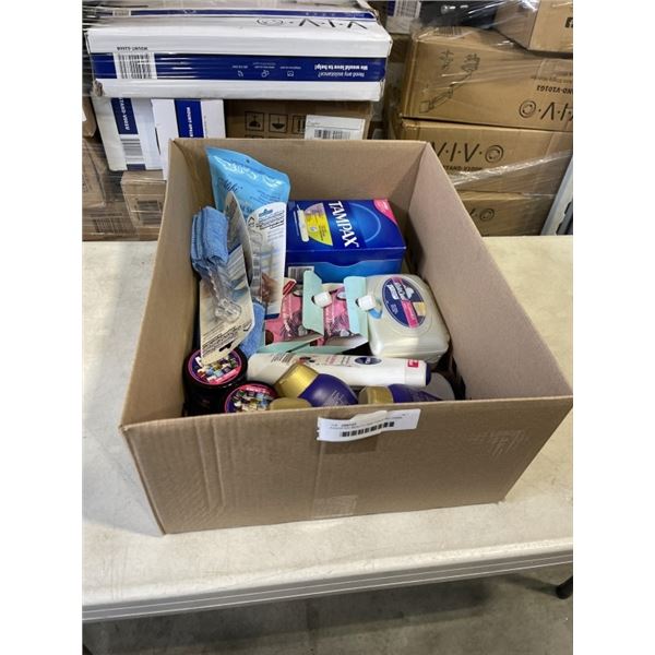 ASSORTED BEAUTY AND TOILETRY ITEMS