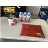 Image 1 : 3.5KG BAG OF KETCHUP, 3L GRAPEFRUIT JUICEE, AND 2.84L CAN OF BEANS