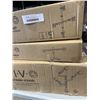 Image 3 : VIVO TRIPLE MONITOR DESK MOUNT VIVO DUAL MOUNT VIVO TRIPLE WIDE PNUEMATIC EXTRAS TALL DESK MONITOR M