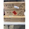 Image 1 : 2 VIVO DUAL ARM MONITOR DESK MOUNTAND VIVO TRIPLE MONITOR DESK STAND