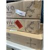 Image 3 : 2 VIVO DUAL ARM MONITOR DESK MOUNTAND VIVO TRIPLE MONITOR DESK STAND