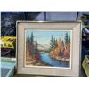 Image 2 : LOT OF FRAMED WATER COLOURS AND OIL PAINTINGS