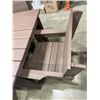 Image 7 : SOLID WOOD PATIO TABLE WITH 4 CHAIRS AND BENCH