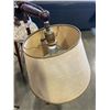 Image 7 : ANTIQUE FLOOR LAMP AND STOOL