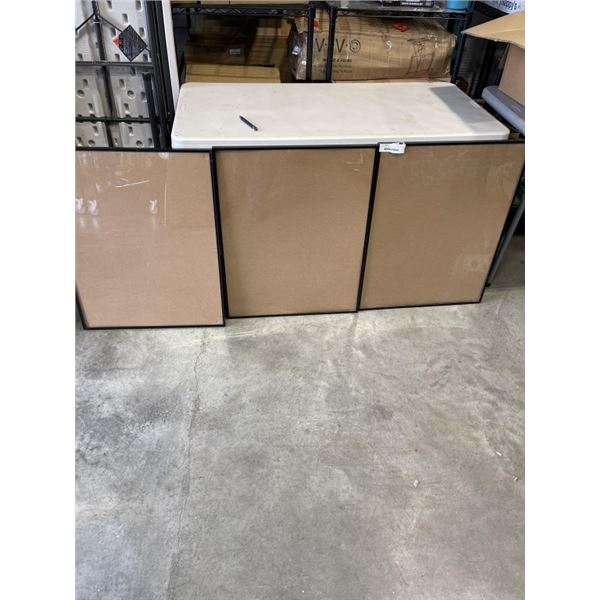 3 BLACK 22.5"x28 INCH PICTURE FRAMES