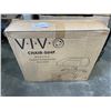 Image 1 : VIVO BLACK 2 IN 1 FOOTREST& ERGONOMIC DESK STOOL