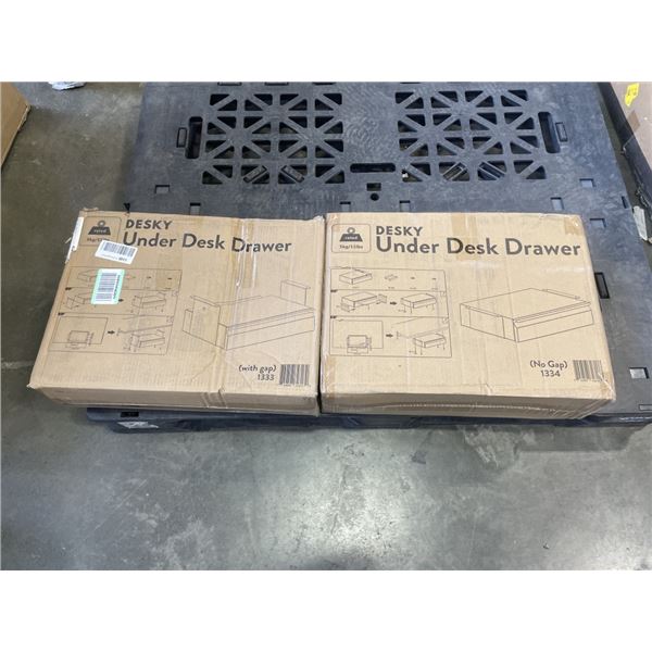 2 UNDER DESK DRAWERS