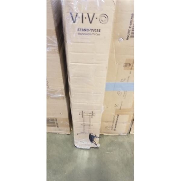 VIVO BLACK MOBILE TV CART