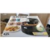 Image 2 : HERITAGE INFRARED 4.5QT STEAM AIR FRYER - TESTED WORKING, RETAIL $299