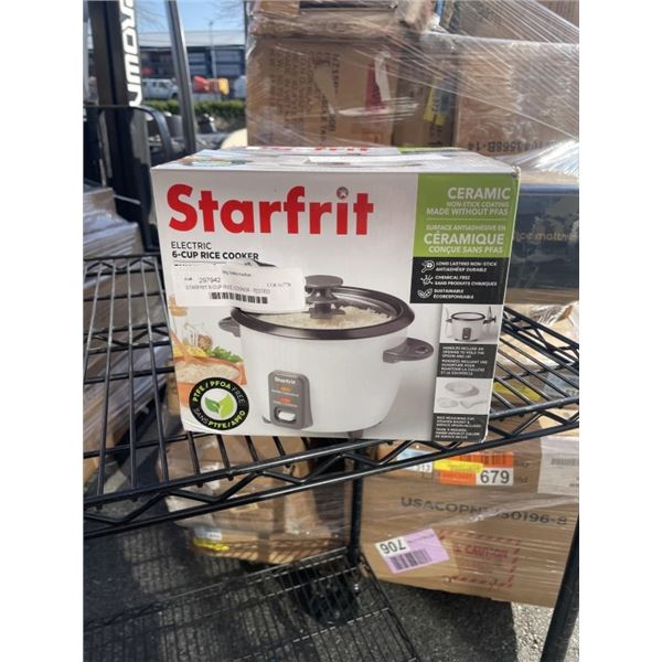 STARFRIT 6-CUP RICE COOKER - TESTED WORKING