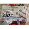 Image 3 : AS NEW 200FT ORANGE INDOOR OUTDOOR HEAVY DUTY LIGHTED 3 WIRE GROUNDED EXTENSION CORD 16AWG
