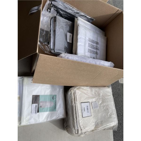 LARGE LOT OF NEW AMAZON OVERSTOCK STORAGE CUBES AND ORGANIZERS, DRESS BAGS AND MORE