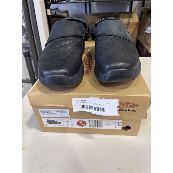 MBT KOSHI BLACK SHOES SIZE 8.5