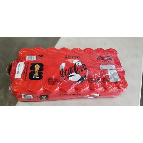 CASE OF COCA COLA ZERO SUGAR, 32 PACK