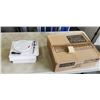 Image 1 : CASE OF 100 NEW ASSORTED SIZE JEWELLERY BOXES AND 4 NEW ROUND MAGNIFYING LIGHT UP MAKE UP MIRRORS