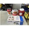 Image 1 : 2.84L OF KETCHUP, 1.36L TOMATO SOUP, FRENCH FRY CUTTER,  AND 2.84L CAN OF BEANS