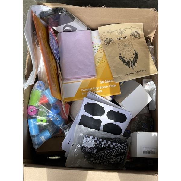 NEW AMAZON OVERSTOCK ITEMS INCLUDING ART SUPPLLIES LIKE  PRINTABLE VINYL STICKER PAPER AND CHALK MAR