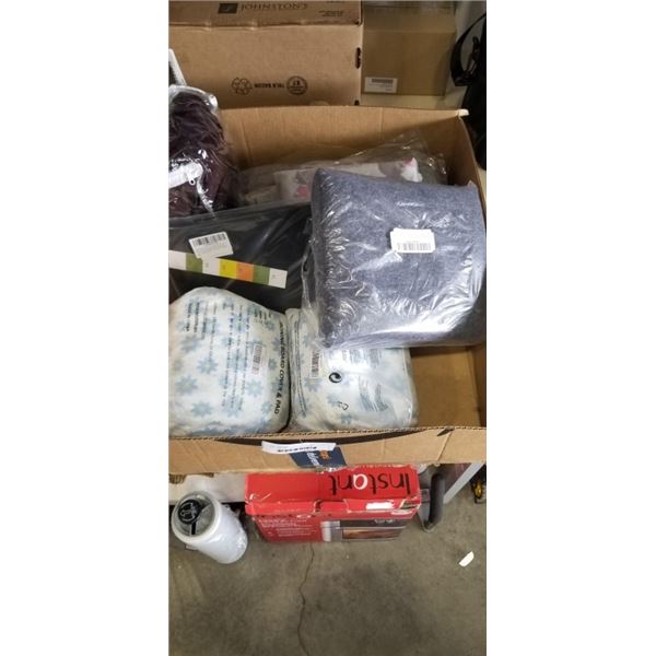 NEW AMAZON OVERSTOCK ITEMS INCULDING BATH RUGS AND IRONING PADS AND SWEAT BANDS FOR SPORTS