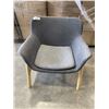 Image 1 : IKEA DARK GREY TUB CHAIR