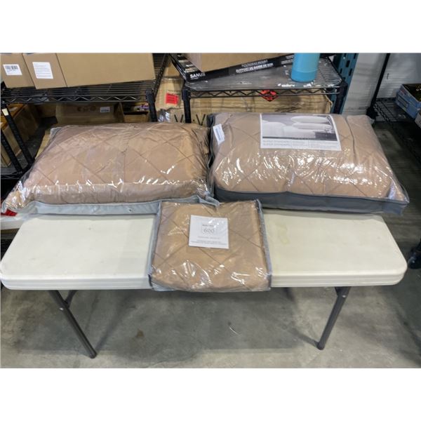 DECORATIVE STANDARD SIZE PILLOWS AND BED LINENS