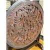 Image 2 : CARVED ANTIQUE FOLDING TABLE