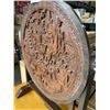 Image 3 : CARVED ANTIQUE FOLDING TABLE