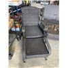 Image 2 : 6PC WICKER PATIO SET - 2 CHAIRS W/ OTTOMANS, LOVE SEAT, AND GLASS TOP TABLE