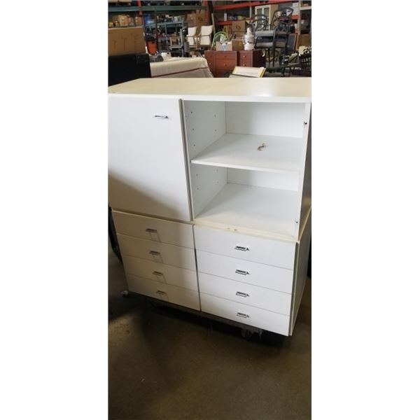 2 PC WHITE ORGANIZER