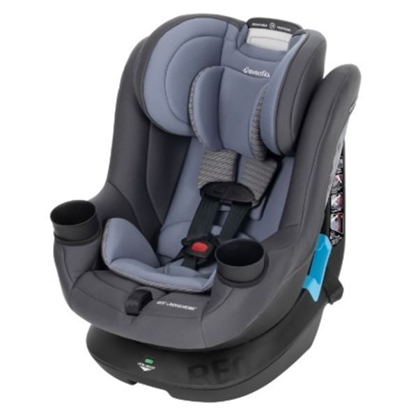 EVENFLO REO REVOLVE 2-IN-1 ROTATIONAL CONVERTIBLE CAR SEAT, RETAIL $499