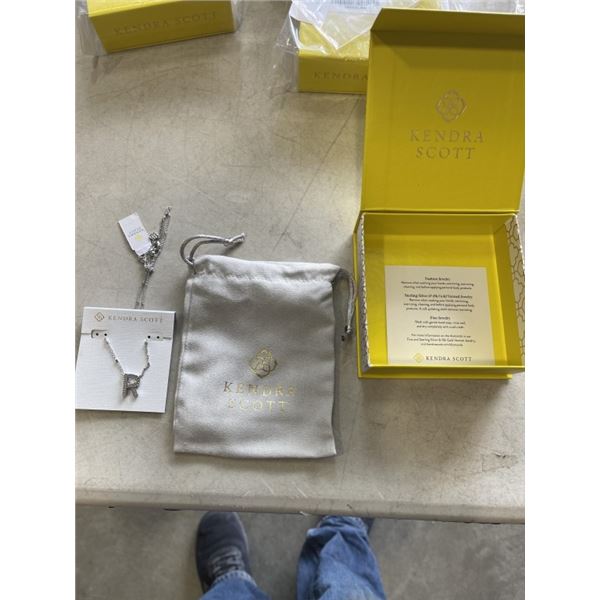 LOT OF 5 NEW  KENDRA SCOTT LETTER PENDANTS ASSORTED LETTERS