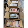 Image 1 : 5 BOXES OF ASSORTED VINTAGE GREETING CARDS, PACKS OF 12 APPROX 800 TOTAL