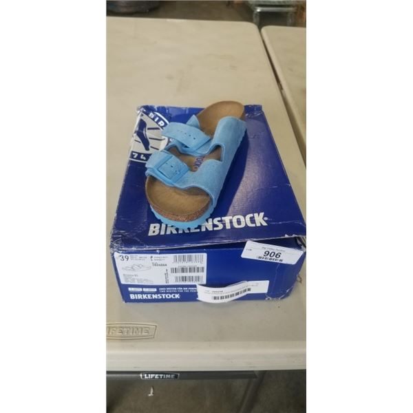 NEW KIRKENSTOCK ARIZONA BS SKY BLUE SIZE US MENS 6, LADIES 8