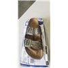 Image 2 : NEW BIRKENSTOCK ARIZONA BS SHINY PYTHON BLACK, SIZE US MENS 8, LADIES 10