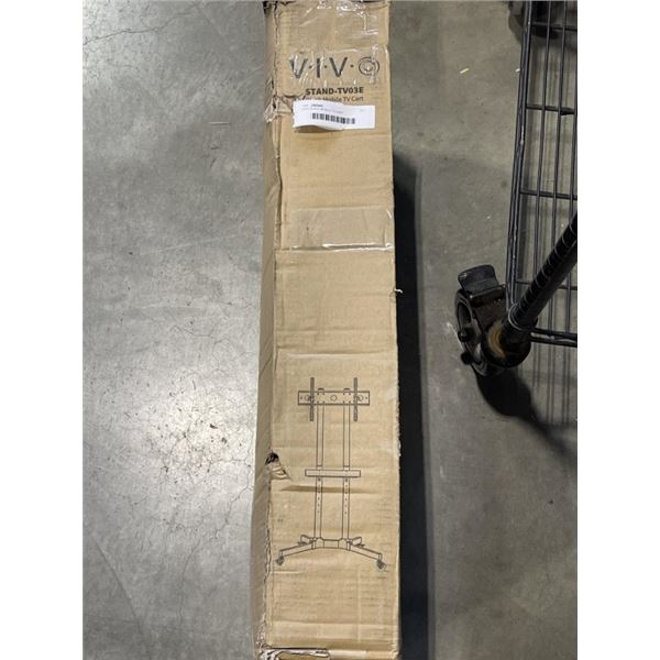 VIVO BLACK MOBILE TV CART