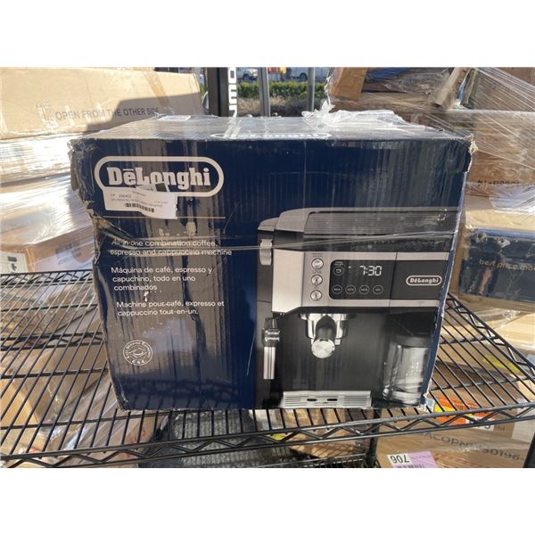DE'LONGHI ALL IN ONE COMBINATION COFFEE AND ESPRESSO MACHINE - TESTED WORKING, RETAIL $349