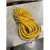 Image 3 : AS NEW 75FT YELLOW  INDOOR OUTDOOR HEAVY DUTY LIGHTED 3 WIRE GROUNDED EXTENSION CORD 14AWG