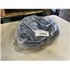 Image 1 : AS NEW 100FT BLACK INDOOR OUTDOOR HEAVY DUTY LIGHTED 3 WIRE GROUNDED EXTENSION CORD 12AWG