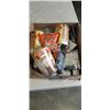 Image 1 : ASSORTED NEW OVERSTOCK FOOD ITEMS INLCUDING 3 TUBS OF CARAMEL BLENDED ICED COFFEE MIX