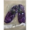 Image 3 : NEW CASE OF 15 PURPLE SETS OF SHOES SIZE 9-10