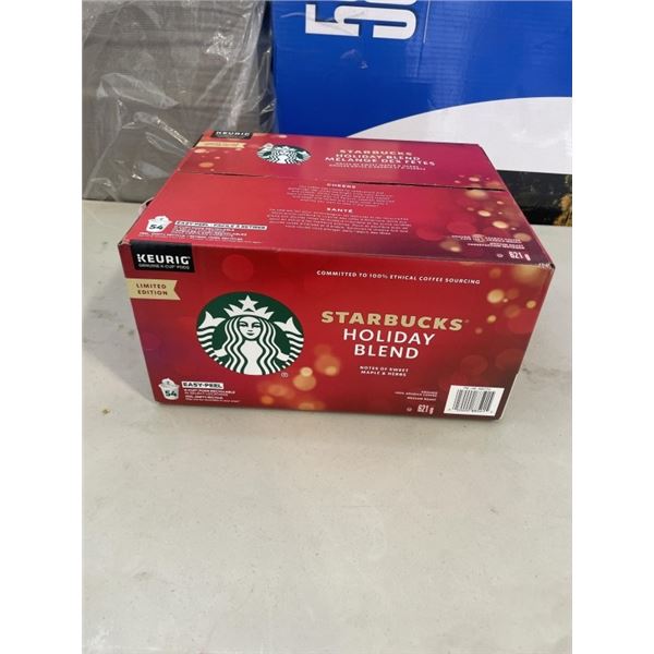 SEALED CASE OF STARBUCKS KEURIG PODS, 54 PC
