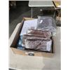 Image 1 : LARGE LOT OF NEW AMAZON OVERSTOCK BATH MATTS, CURTAINS AND ROD HOLDER ETC