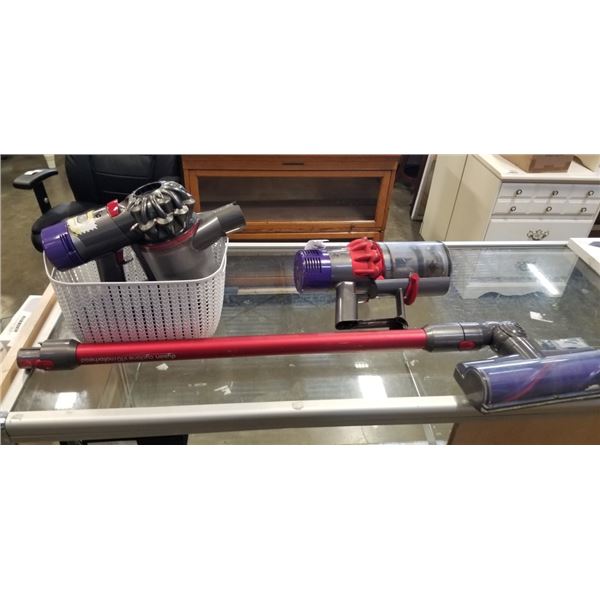 2 DYSON HANDHELD VACUUMS - ONE FOR PARTS