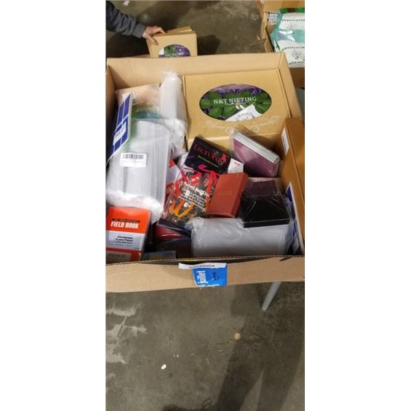 NEW AMAZON OVERSTOCK ITEMS INCLUDING ENVOLPE POUCHES AND HAIR CLIPS AND ARTIFICAL FLOWERS