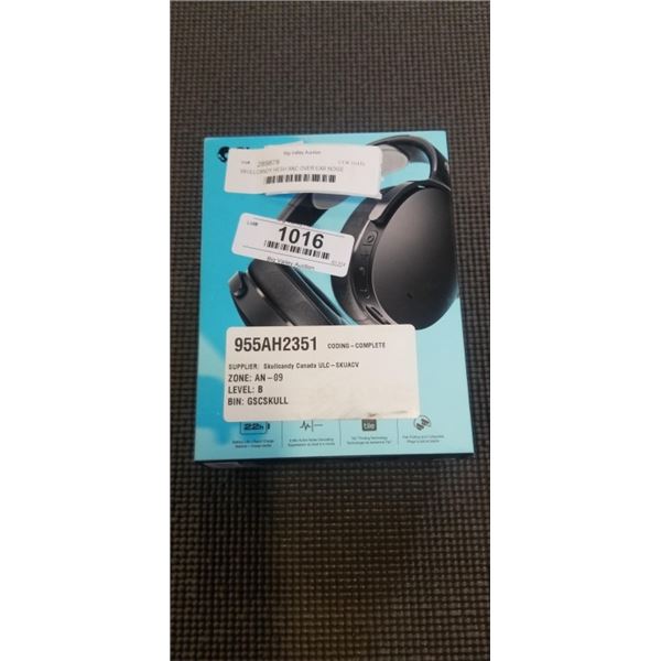 SKULLCANDY HESH ANC OVER EAR NOISE CANCELLING BLUETOOTH HEADPHONES - TESTED WORKING, RETAIL $169
